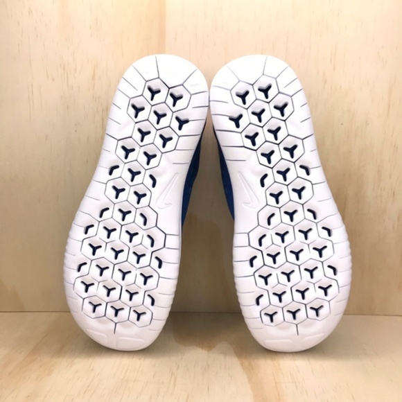 NEW Nike Free Run 2018 Gym Blue Silver - Picture 6 of 7